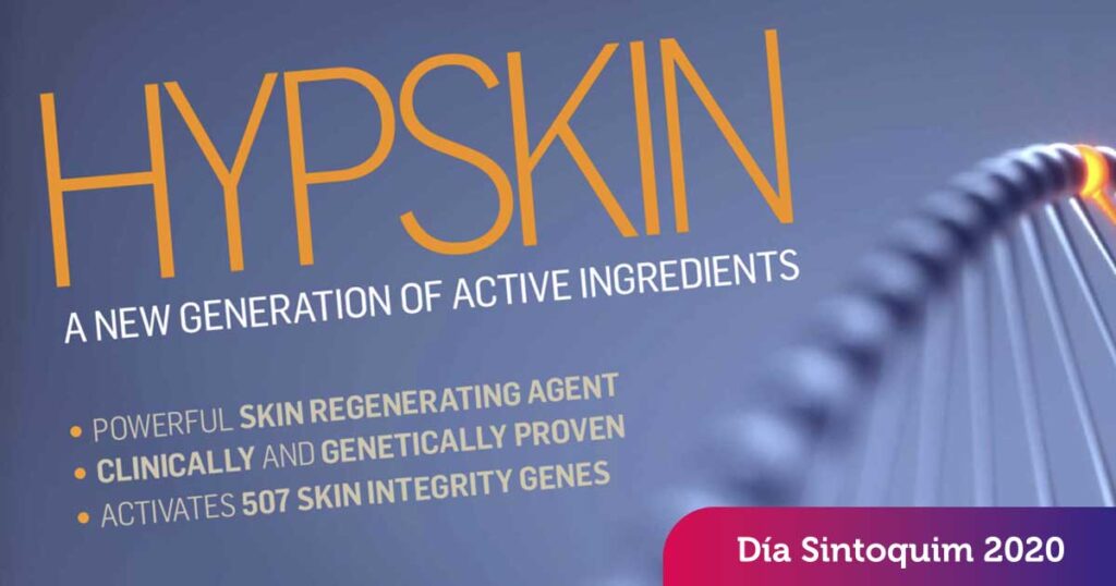 Hypskin Nuevo ingrediente regenerador que activa 507 genes relacionados con la integridad de la piel
