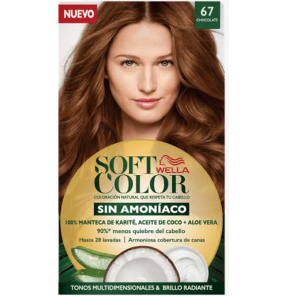 Soft Color, color de cabello natural sin amoniaco y con ingredientes 100 % naturales