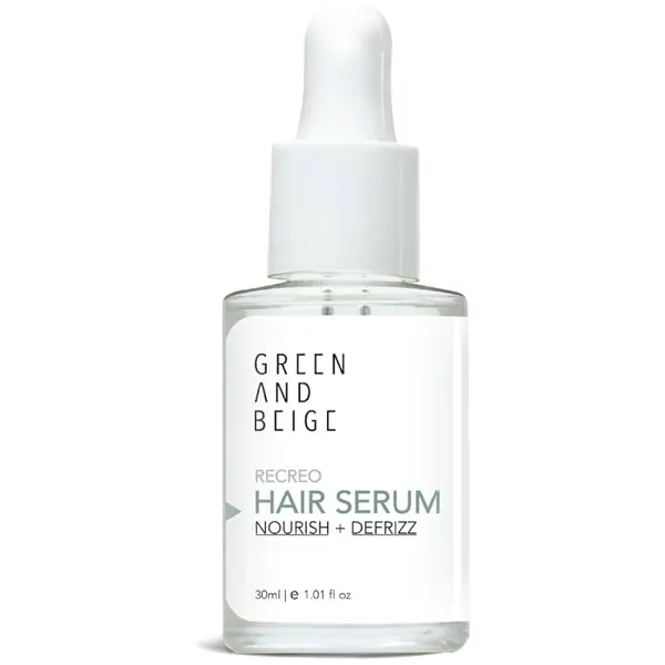 Green And Beige Recreo Nourish & Defrizz Hair Serum