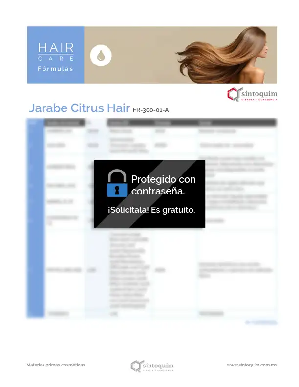 Sintoquim Fórmulas Jarabe Citrus Hair