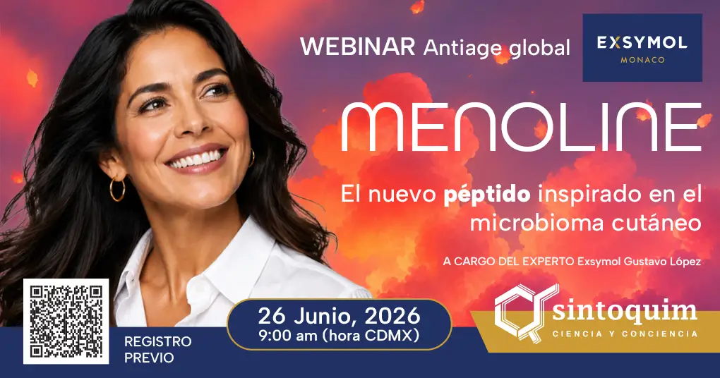 WEBINAR 2026. Menoline: El nuevo péptido de Exsymol Monaco