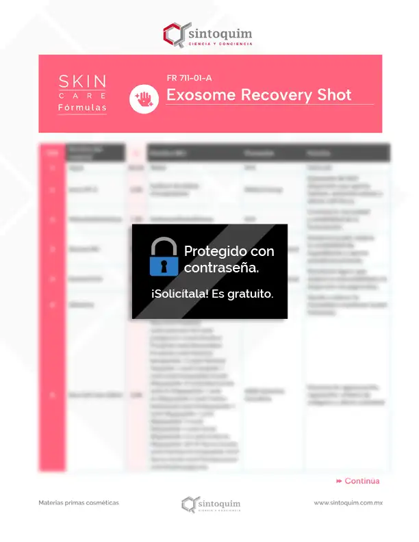 Exosome Recovery Shot